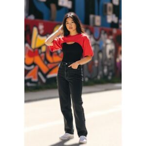 Vitality Balance Athletica Cropped Bolero T Shirt Orange XS